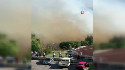 İzmir’de askeri alanda orman yangını