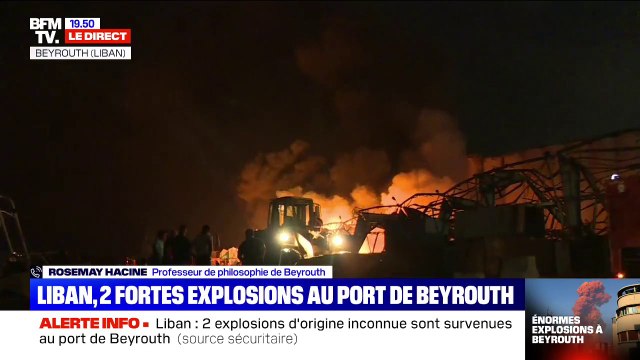 Témoin des explosions à Beyrouth, Rosemay Hacine raconte voir une scène de guerre