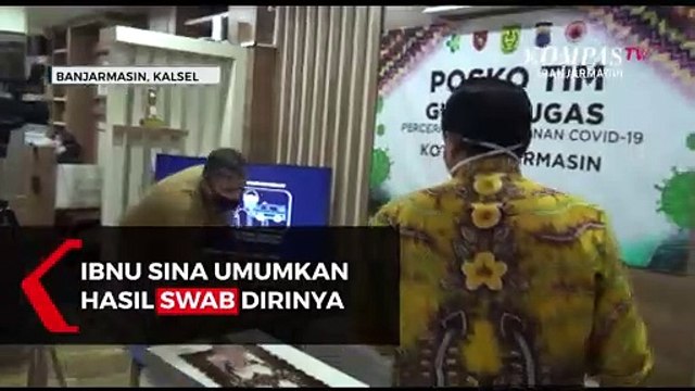 Wali Kota Banjarmasin Jalani Dua Kali Swab, Ibnu Sina Ungkap Hasilnya