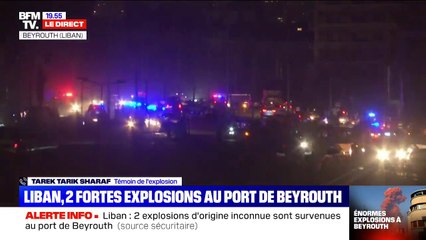 "C'est une scène d'après-guerre." Tarek Tarik Sharaf a été témoin des explosions à Beyrouth