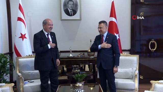 Cumhurbaşkanı Yardımcısı Oktay KKTC Başbakanı Tatar ile görüştü