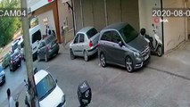 Alanya’da otomobildeki yaşı küçük 2 çocuğu kaçırma girişimi kamerada