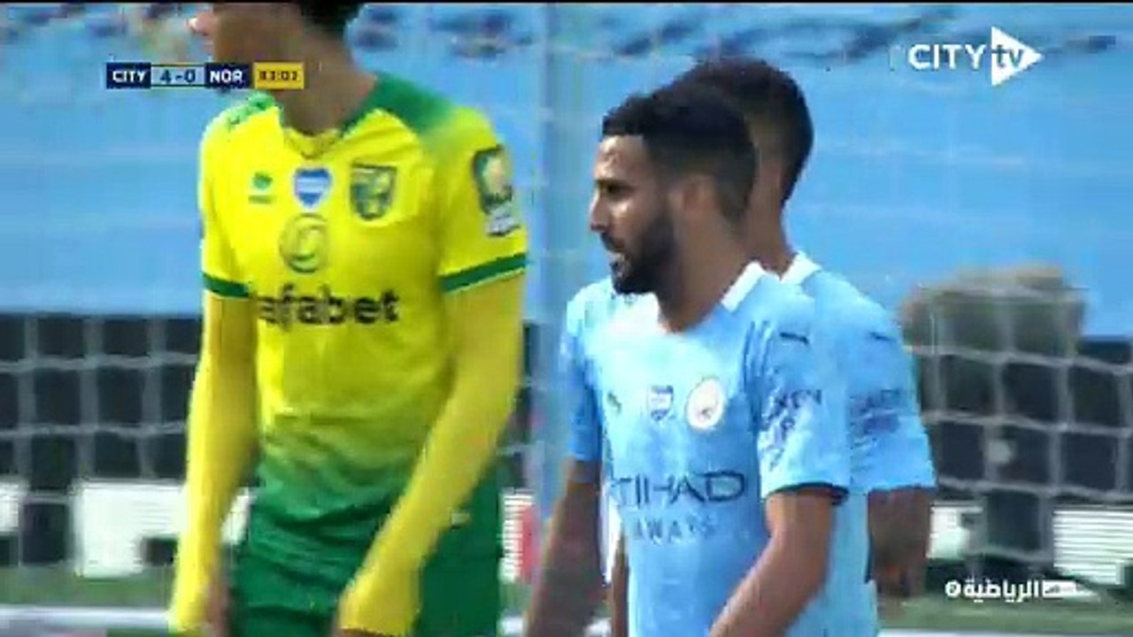 هدف رياض محرز ضد نورويتش سيتي