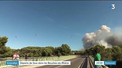 Incendies : départs de feu dans les Bouches-du-Rhône