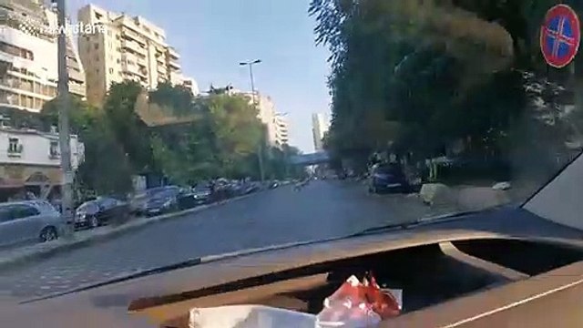 Lebanon driver tours destroyed city following massive explosion at Beirut port