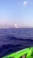 Gigantesca Explosión en Beirut grabado desde un barco, 4 de Agosto 2020.