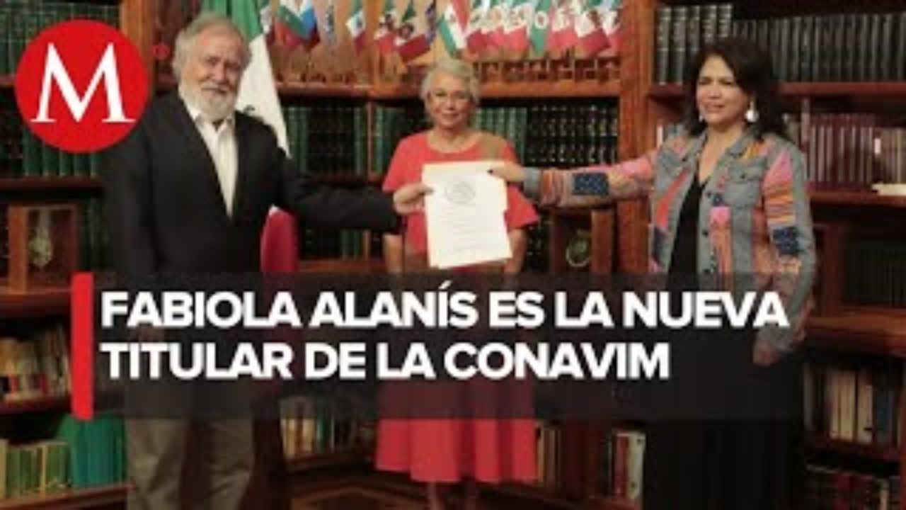 Fabiola Alanís rinde protesta como titular de Conavim