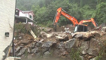 "몇십 년 된 나무들이..." 가평 산사태 목격자의 말 / YTN