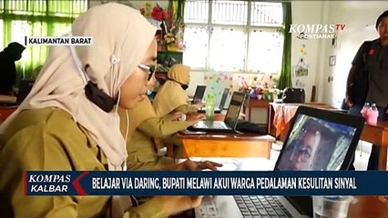 Sinyal Internet Susah, Bupati Melawi Akui Siswa Sulit Belajar Online