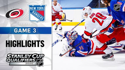NHL Highlights | Hurricanes @ Rangers 8/04/2020