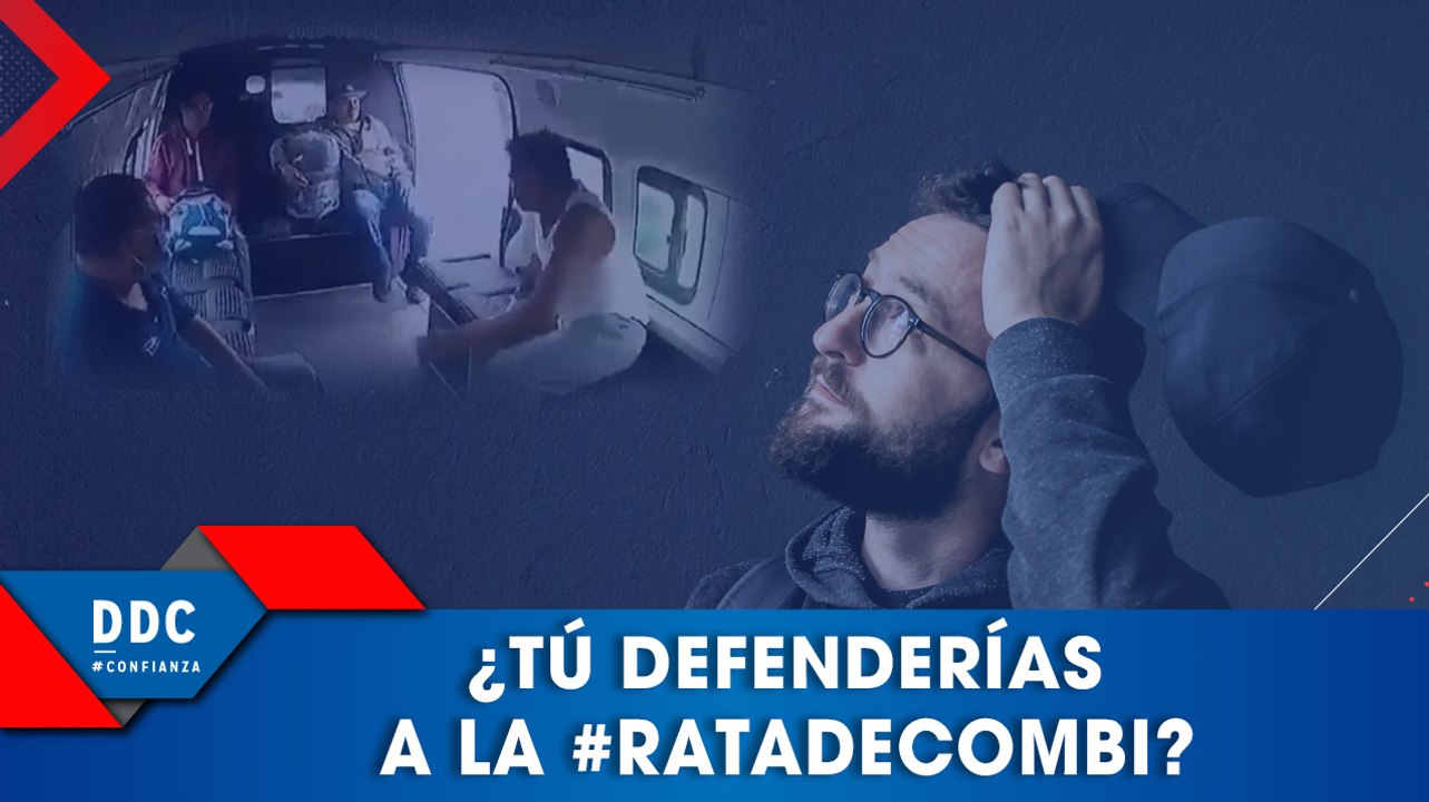 ¿Defenderías a la rata de al combi?