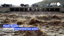 Flash floods hit northern Yemen