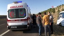 Aselsan personelini taşıyan minibüs ile yolcu otobüsü çarpıştı: 1 ölü, 2'si ağır 8 yaralı