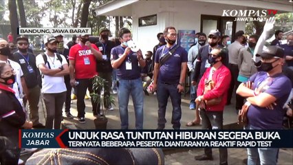 3 Orang Peserta Unjuk Rasa Reaktif Covid-19