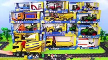 Escavadora, Caminhões de lixo e carros de policia, Carrinho de bombeiros, Trator - Toys for kids