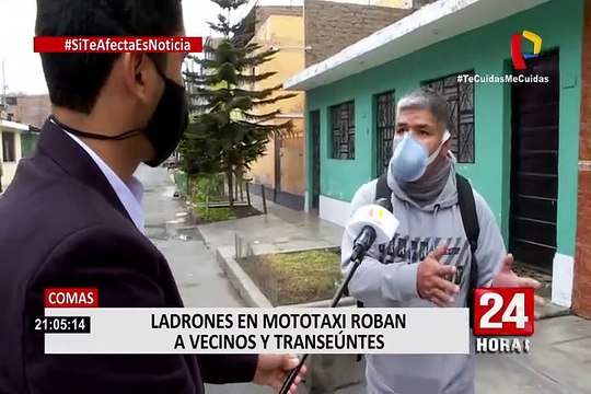 Si te afecta es Noticia: denuncian constantes asaltos con armas de fuego en Comas