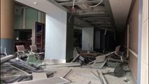 L'hôpital Saint-Georges de Beyrouth fortement endommagé par les explosions