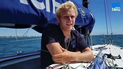 Erwan Le Draoulec, skipper à la Solo Guy Cotten