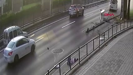 Ölümden böyle kaçtı!