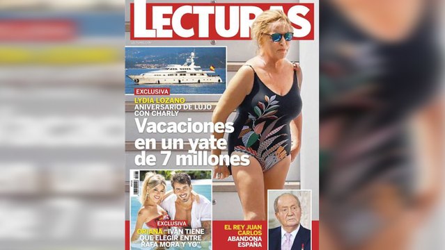 Lydia Lozano disfruta de sus vacaciones en un lujoso yate