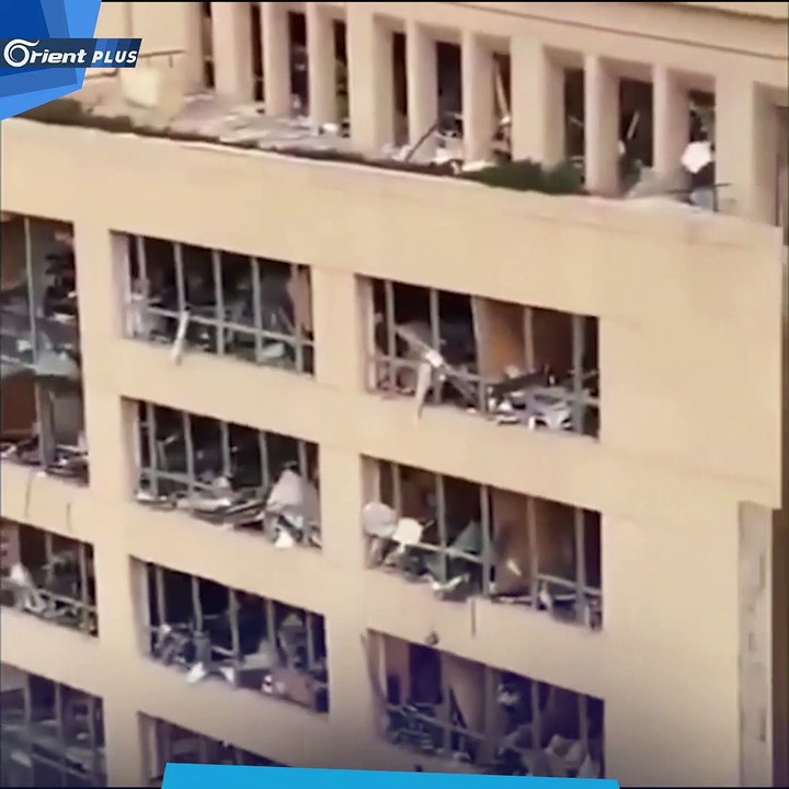 جانب من حجم الدمار الذي خلفه انفجار بيروت "العظيم"