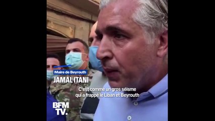Dans les rues de Beyrouth, le maire de la ville estime que la restauration coûtera "des milliards de dollars"