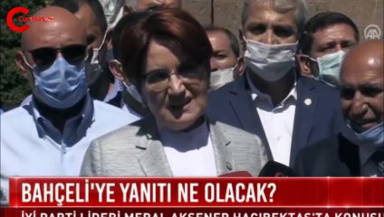 Akşener'den Bahçeli'nin "evine dön" çağrısına yanıt