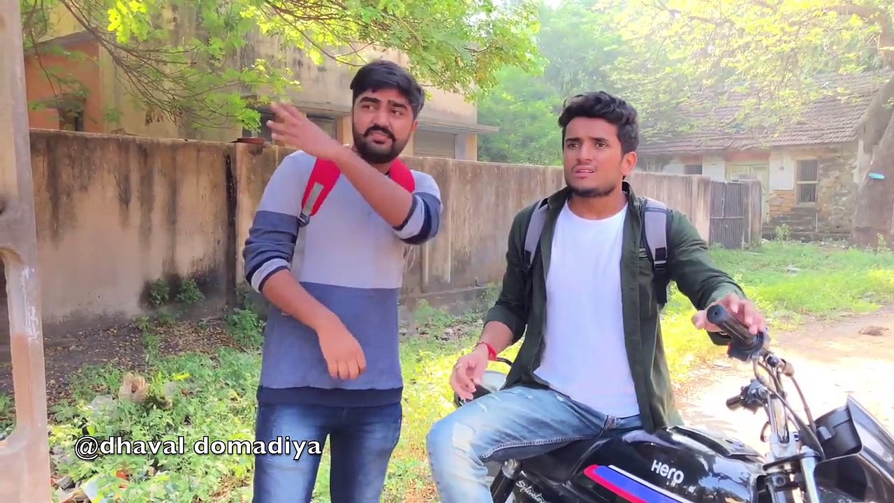 ઘરે મુકવા ગ્યો __ dhaval domadiya