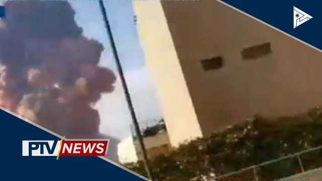 Dalawang Pilipino patay; walo sugatan sa pagsabog sa Beirut; 11 sa mga nawawalang Pinoy seafarers, pinaniniwalaang tumalon sa barko