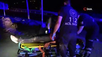 YOLU ŞAŞIRIP İŞÇİLERİN ARASINA DALDI