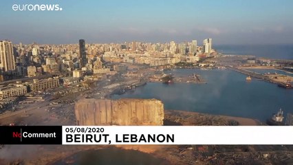 شاهد: بيروت مدينة منكوبة .. حطام ودمار يمحي تفاصيل المدينة