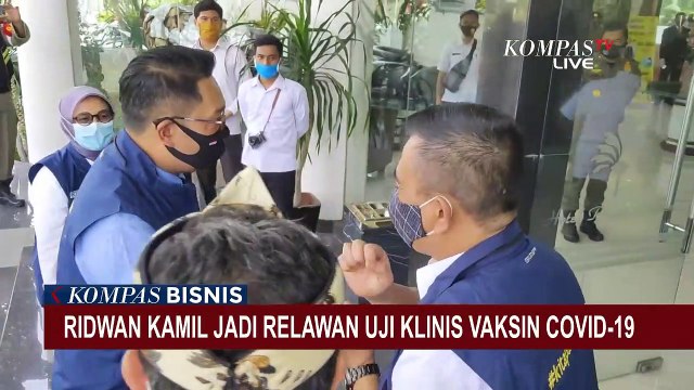 Ridwan Kamil Siap Jadi Relawan Uji Klinis Vaksin Covid-19