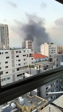 نحيب ريما مكتبي بعد حادث انفجار مرفأ بيروت