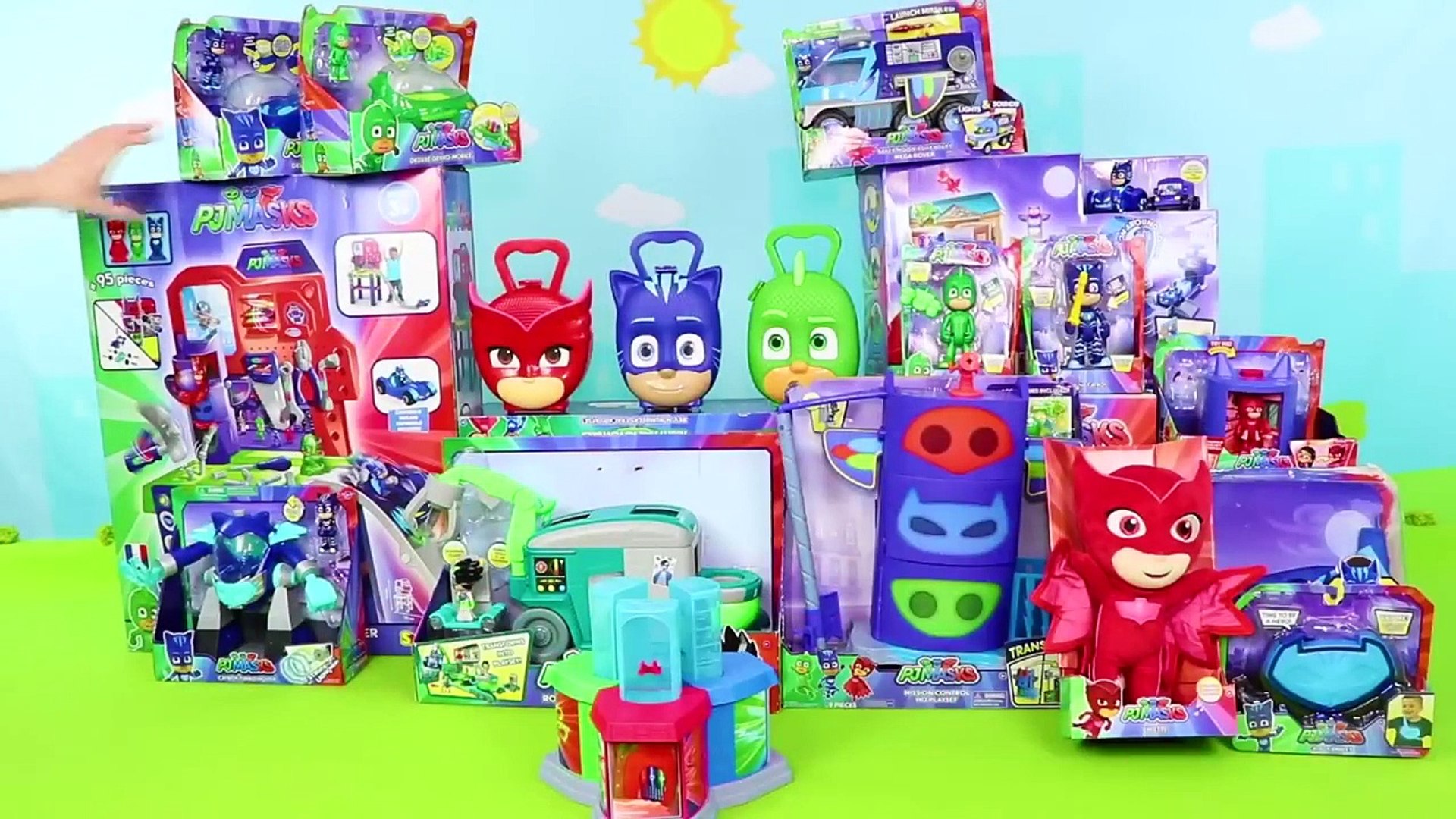 Brinquedos da PJ Masks - Menino Gato, Corujita e Lagartixo - Veículos para  crianças - Toys for kids - video Dailymotion