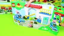 LEGO DUPLO Escavadora, Caminhões de lixo e carros de policia, Carrinho de bombeiros - Excavator Toys