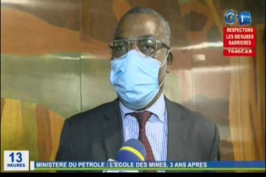 RTG/Rencontre du Ministre des mines avec l’équipe dirigeante de l’école de mine et de métallurgie de Moanda