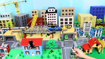 LEGO Escavadora, Carrinho de bombeiros, caminhão de lixo, Caminhões de lixo - Toys for kids