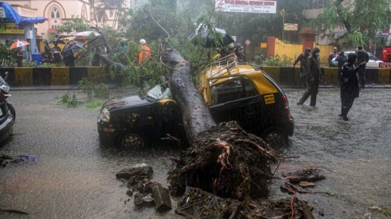 Roads inundated, local trains hit: Heavy rains bring Mumbai to a standstill