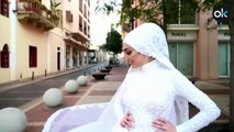 La explosión de Beirut provoca el caos en una boda en plena sesión fotográfica
