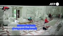 Italian Carabinieri identify tourist who damaged a Canova statue