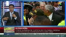 Colombia: Corte Suprema ordena arresto domiciliario para Álvaro Uribe