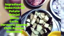 Rui Macher Taler TorkariRohu fish fat preparation by Rita Mitra -- Mom's Kitchen