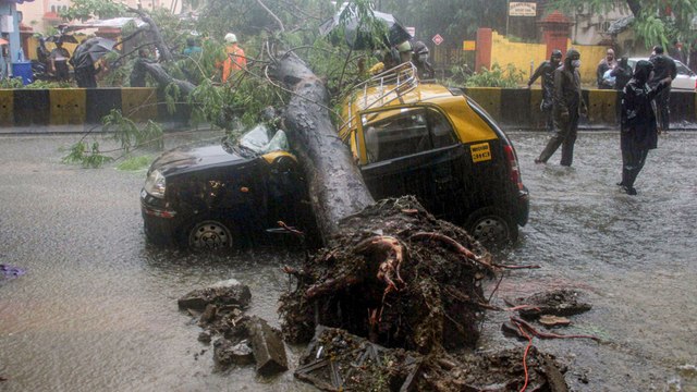 Heavy rain and high-velocity winds lash Mumbai region