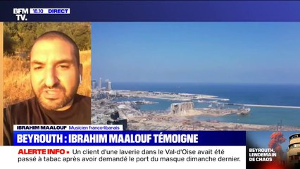 Ibrahim Maalouf: "On avait l'impression d'avoir été bombardés comme à l'époque de la guerre"