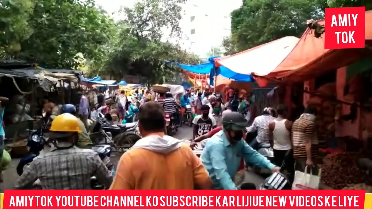 Bihar me महामारी को देना है मात कोरोनावायरस से धरने के लिए फल-सब्जी मंडियों से लाए घर and khaye