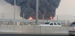 حريق عجمان: النيران تلتهم سوقاً شعبياً في الإمارات