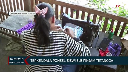 Terkndala Ponsel, Siswi SLB Pinjam Tetangga