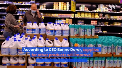 Clorox CEO Says Disinfectant Wipe Shortage Could Last Into 2021