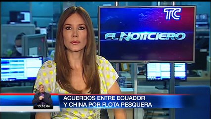 Acuerdos logrado entre Ecuador y China por flota pesquera