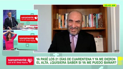 ¿Ya me puedo bañar luego de 21 días de cuarentena? | Sanamente con el Doctor Elmer Huerta (HOY)